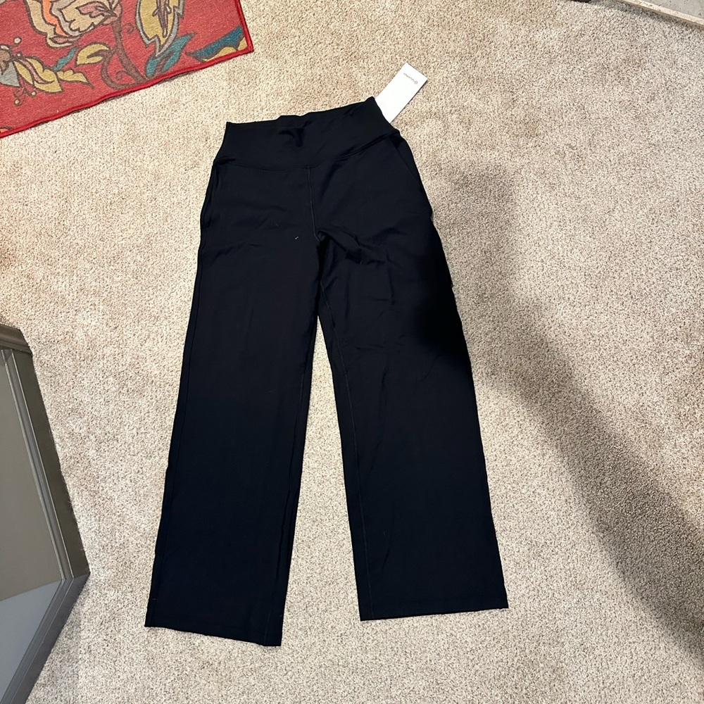 lululemon athletica Black Wide-Leg Pants